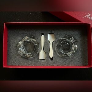 Baccarat salt and pepper cellars. Vintage.